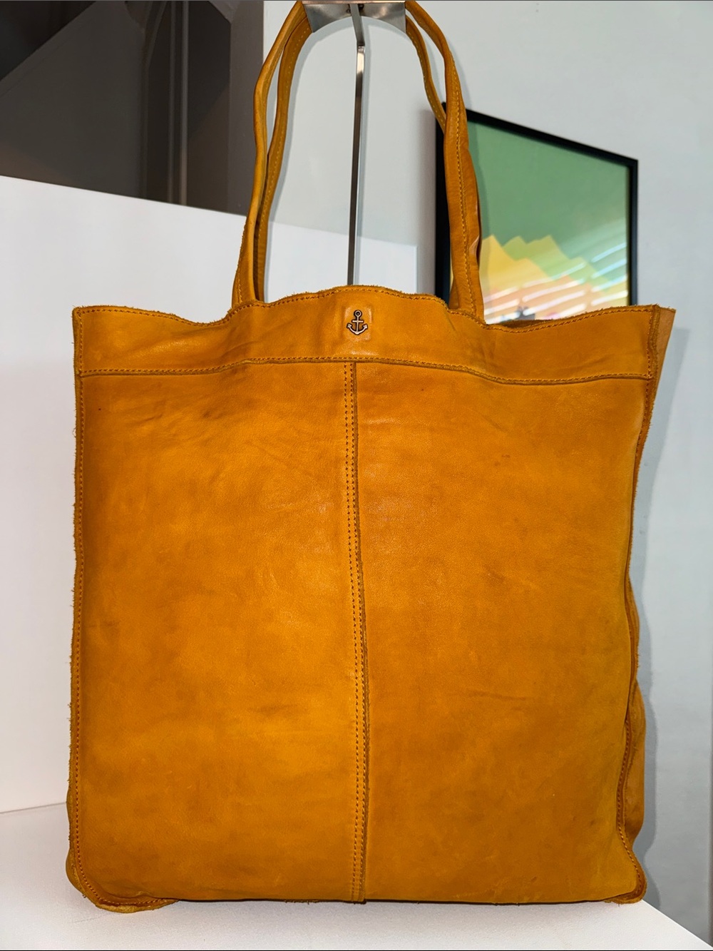 Harbour 2nd Shopper Elbe 2 Genuine Leather Tote - Picture 4 of 7